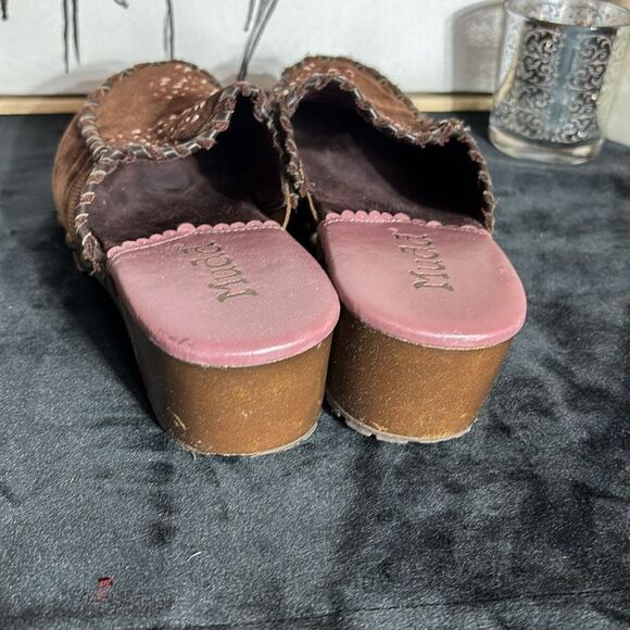 Mudd vintage 90s y2k rosey fabric clog embroidered - Picture 6 of 8